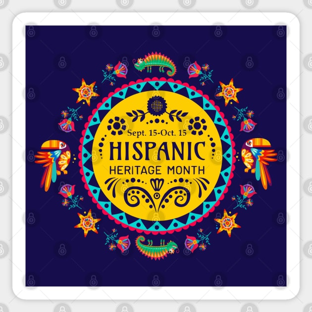 Hispanic Heritage Month Sticker by HolidayBug